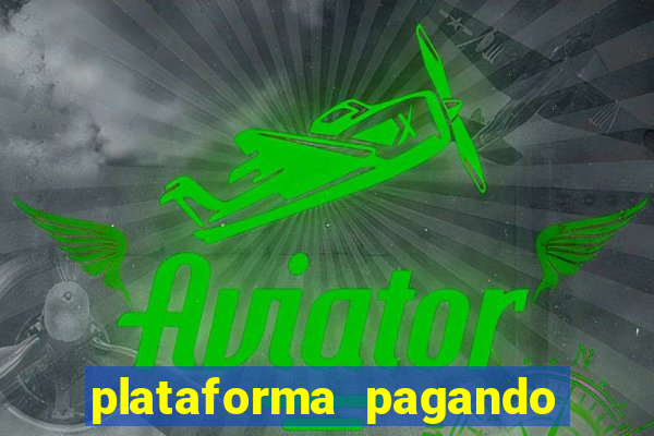 plataforma pagando bem hoje